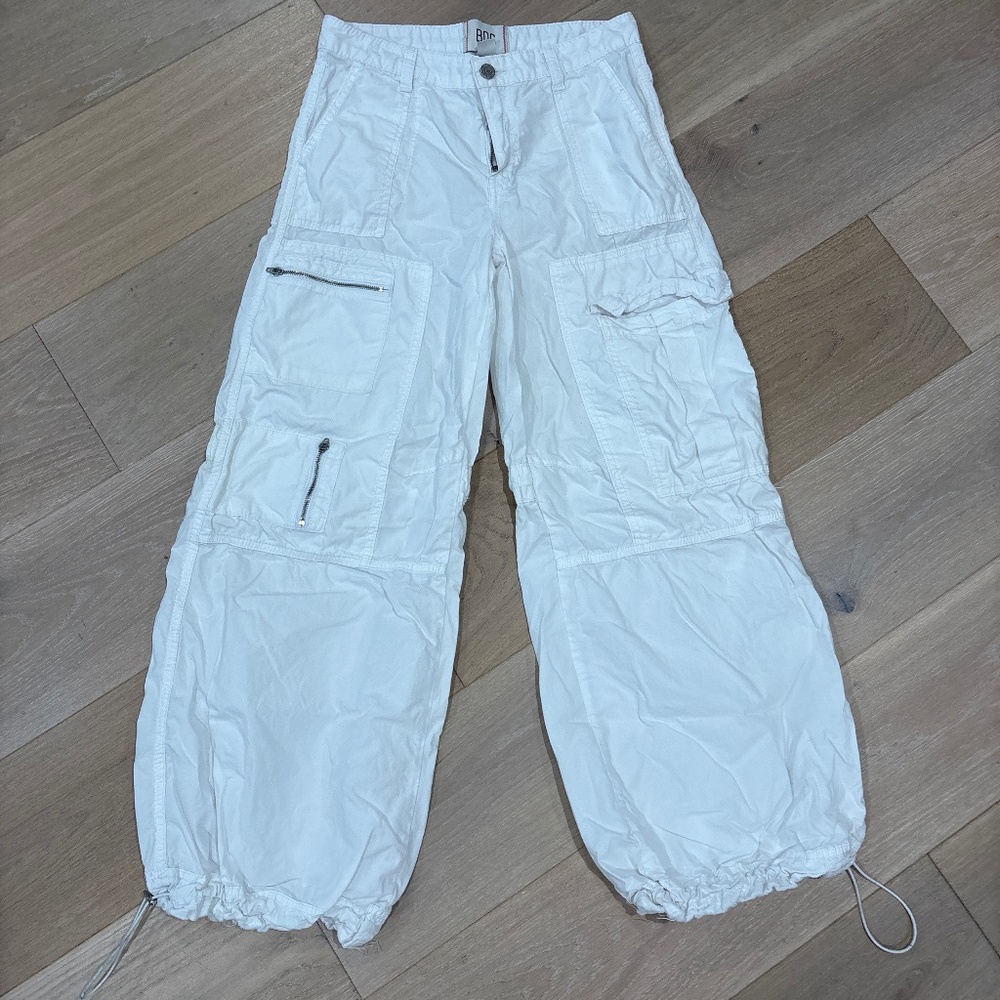 urban outfitters white cargo pants